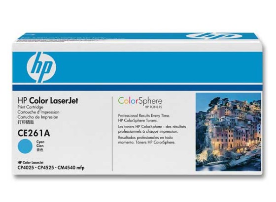 HP 648A original Color LaserJet Toner cartridge CE261A cyan standard capacity 11.000 pages 1-pack