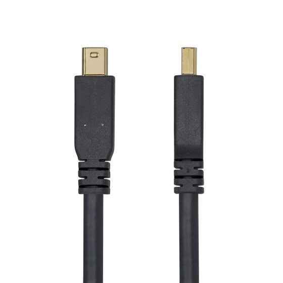 StarTech.com Mini DP to DisplayPort 1.4 Cable 8K 60Hz HBR3 4K - Câble DisplayPort - Mini DisplayPort (M) pour DisplayPort (M) verrouillé - Displayport 1.4/Thunderbolt 2 - 3.1 m - support 8K60Hz (7680 x 4320), support 4K120Hz (3840 x 2160) - noir