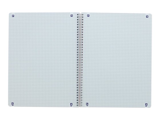 1 Cahier spirale OXFORD Essentials, 24x32 cm, 5x5 180 pages