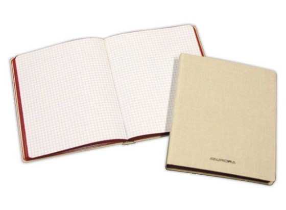 1 Carnet toilé fil 10,5x16,5 cm, 5x5, 192 pages
