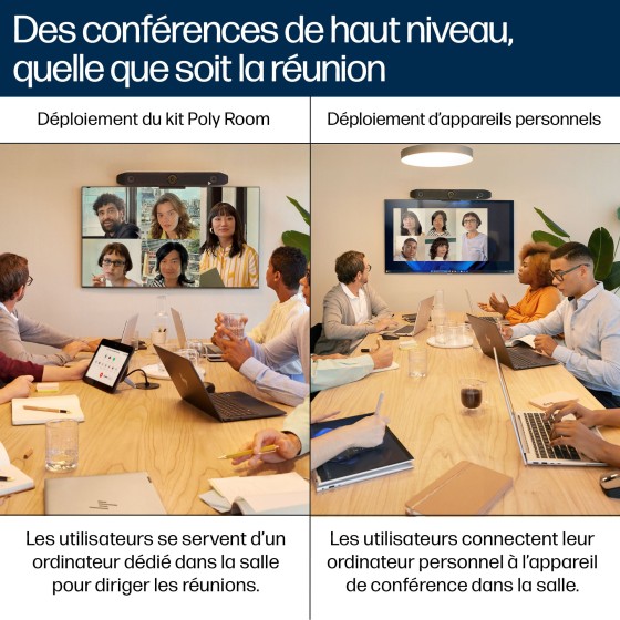 HP Poly Studio V52 - Barre de visioconférence - Barre vidéo USB