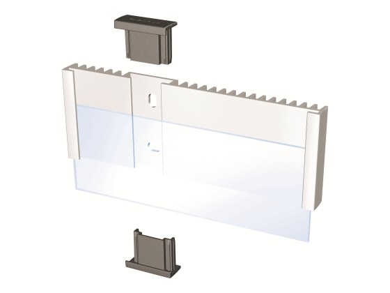 1 Plaque de porte format Titre - L 14,9 x H 5,25 cm