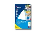 1 Etui de 16 Planches d'étiquettes multi-usages 48,5x18,5 mm, blanc - 448 étiq