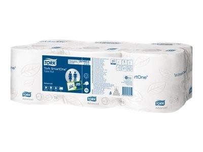 1 Carton de 6 Bobines de 1150 feuilles papier toilette pour distrib TORK Smartone T8