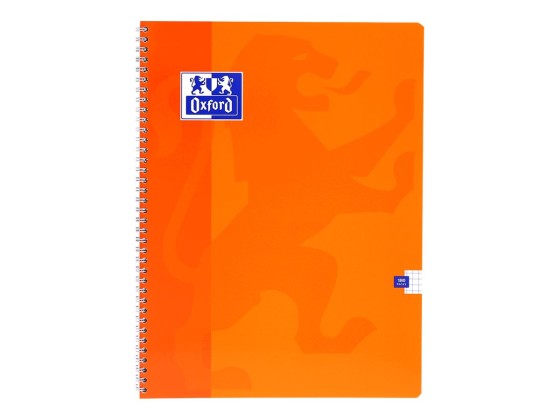 1 Cahier spirale OXFORD Essentials, 24x32 cm, 5x5 180 pages