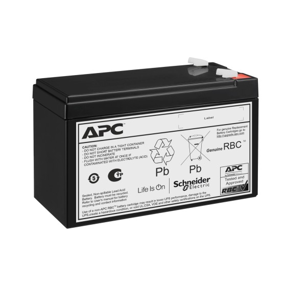 Cartouche de batterie de rechange APC #175 - Batterie d'onduleur (équivalent à : APC RBC175) - 1 x batterie - Acide de plomb - noir