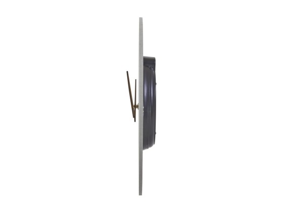 1 Horloge murale milena grise 30 cm cadran bois