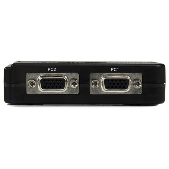 StarTech.com Kit commutateur KVM USB VGA à 2 ports avec audio et câbles - Switch écran clavier souris - Noir - Commutateur écran-clavier-souris/audio - 2 x KVM / audio - 1 utilisateur local - de bureau