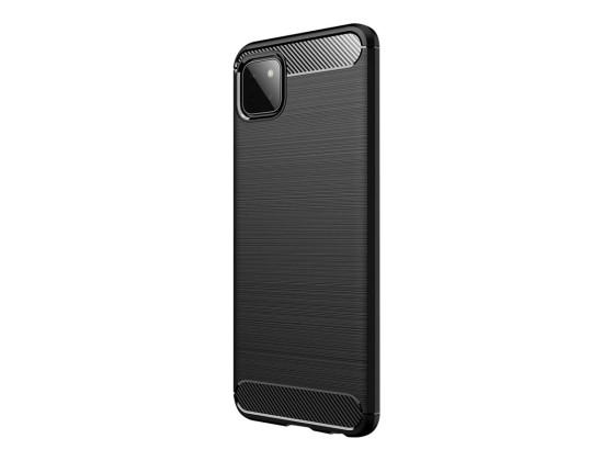 DLH - Coque de protection pour téléphone portable - silicone - noir - pour Samsung Galaxy A22 5G