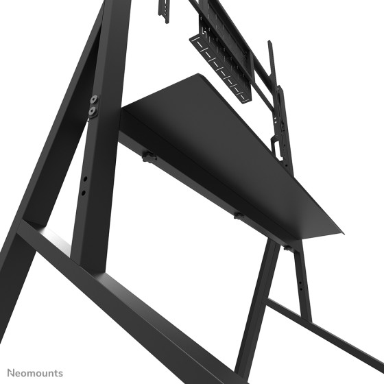 NEOMOUNTS FL50-525BL1 Support au sol mobile pour écran 55-86p - étagère multimédia incluse - installation rapide - TÜV