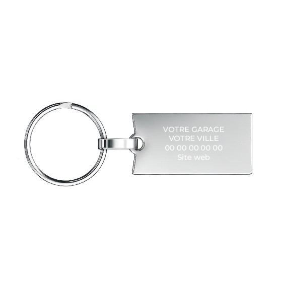 PORTE-CLES NISSAN RECTANGLE - 40MM