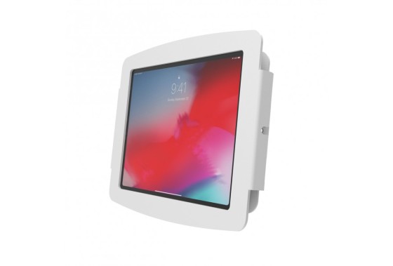 Compulocks iPad 10,2 Support Boitier mural Space - Boîtier - pour tablette - verrouillable - aluminium de haute qualité - blanc - Taille d'écran : 10.2" - Interface de montage : 100 x 100 mm - montable sur mur - pour Apple 10.2-inch iPad (7ème génération,