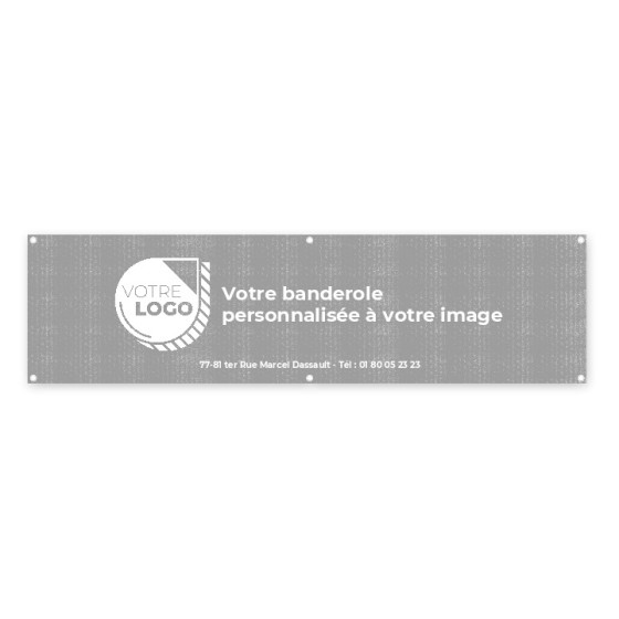 BANDEROLE A PERSONNALISER 3 M X 800 MM