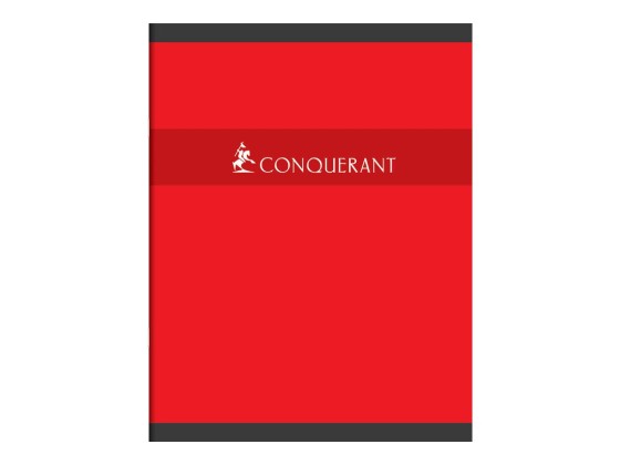 1 Cahier agrafé Conquérant 70g, 17x22 cm,5x5,96 pages