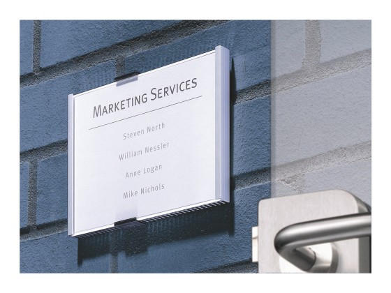 1 Plaque de porte format A6 - L 14,9 x H10,55 cm