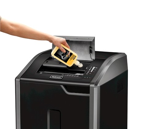 1 Destructeur collectif FELLOWES 425Ci 114L coupe croisée 32 feuilles