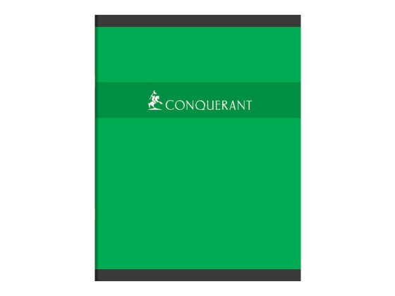 1 Cahier agrafé Conquérant 70g, 17x22 cm,5x5,96 pages