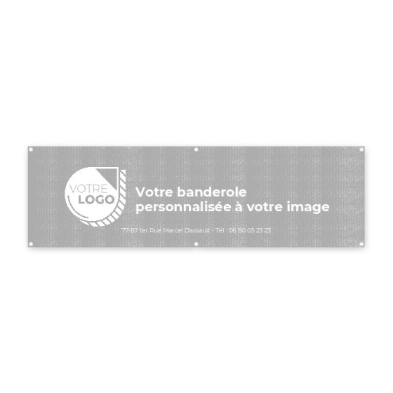 BANDEROLE A PERSONNALISER 5 M X 1500 MM