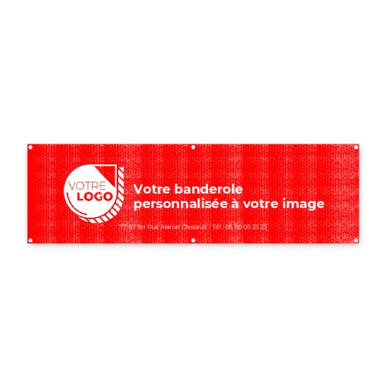 BANDEROLE A PERSONNALISER 5 M X 1500 MM