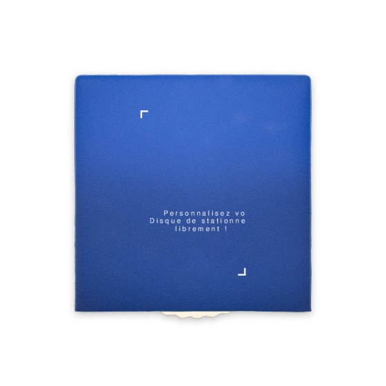 DISQUE DE STATIONNEMENT EUROPÉEN PERSONNALISABLE