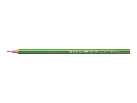 1 Boite de 12 Crayons graphite STABILO Greengraph HB