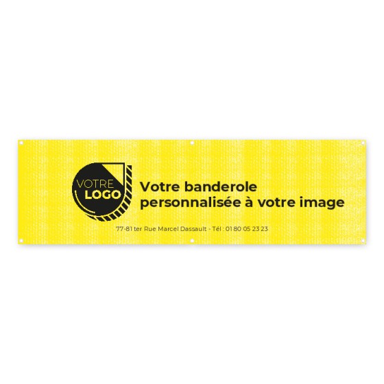 BANDEROLE A PERSONNALISER 4 M X 1200 MM