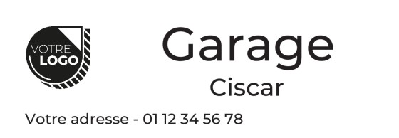 ADHÉSIF SIGNATURE DE COFFRE TRANSPARENT