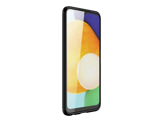 DLH - Coque de protection pour téléphone portable - silicone - noir - pour Samsung Galaxy A22 5G