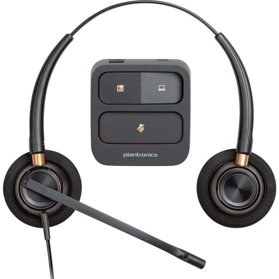 1 Casque filaire EncorePro HW520 POLY - 2 écouteurs