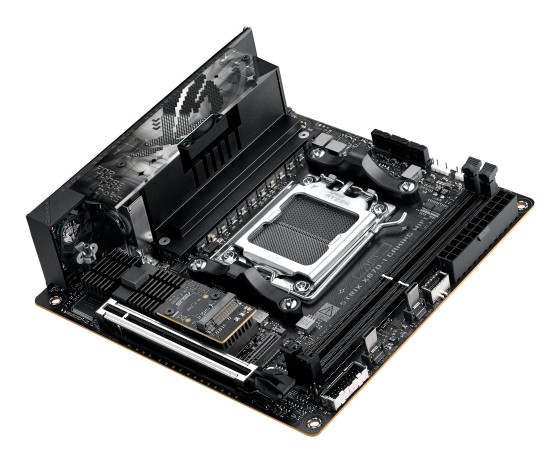 ASUS ROG STRIX X870-I GAMING WIFI - Carte-mère - mini ITX - Socket AM5 - AMD X870 Chipset - USB4, USB 3.2 Gen 2, USB-C 3.2 Gen2, USB 3.2 Gen 1 - Wi-Fi 7, Bluetooth, 2.5 Gigabit LAN - carte graphique embarquée (unité centrale requise) - audio HD (8 canaux)