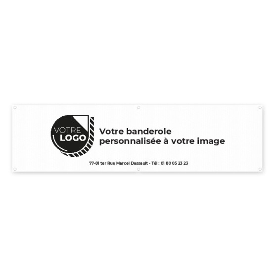 BANDEROLE A PERSONNALISER 3 M X 800 MM