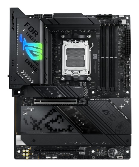 ASUS ROG STRIX X870-F GAMING WIFI - Carte-mère - ATX - Socket AM5 - AMD X870 Chipset - USB4, USB 3.2 Gen 2, USB-C 3.2 Gen2, USB 3.2 Gen 1, USB-C 3.2 Gen 2x2 - Wi-Fi 7, 2.5 Gigabit LAN, Bluetooth - carte graphique embarquée (unité centrale requise) - audio