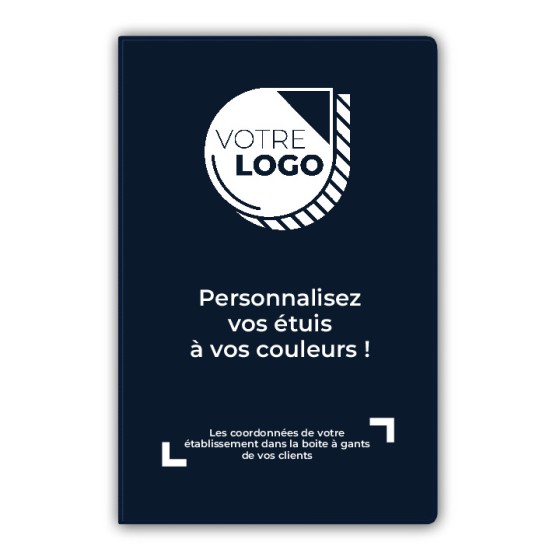 ETUIS CARTE GRISE TRIO GOMME 3 VOLETS - PERSONNALISATION RECTO