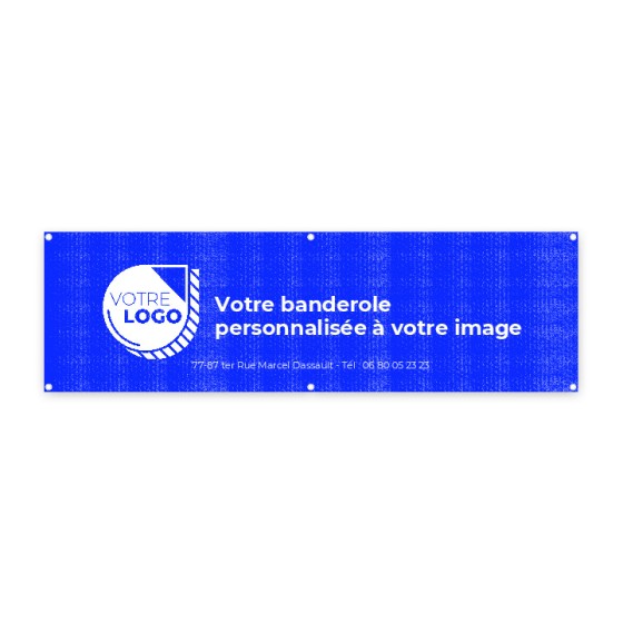 BANDEROLE A PERSONNALISER 5 M X 1500 MM