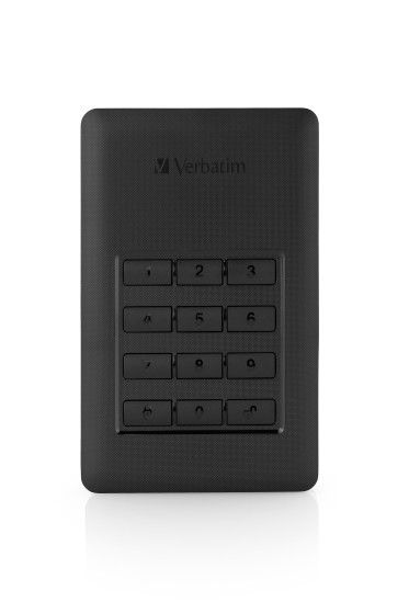 Verbatim Store 'n' Go Portable - Disque dur - chiffré - 1 To - externe (portable) - USB 3.1 Gen 1 (USB-C connecteur) - AES 256 bits