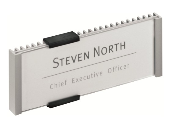 1 Plaque de porte format Titre - L 14,9 x H 5,25 cm
