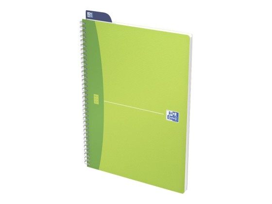 1 Cahier spirale Oxford Colours polypro,A4, 5x5, 180 pages