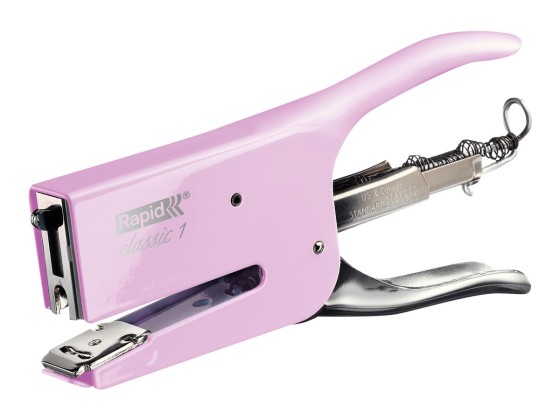 1 Pince agrafeuse Rapid Classique K1 rose