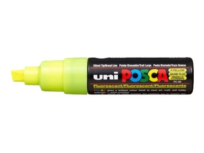1 Lot de 8 Marqueurs peinture UNI BALL Posca PC8K- Pointe biseau - Assortis