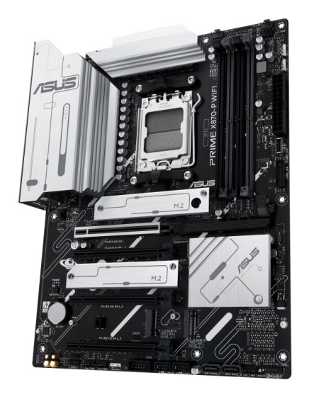 ASUS PRIME X870-P WIFI - Carte-mère - ATX - Socket AM5 - AMD X870 Chipset - USB4, USB 3.2 Gen 2, USB-C 3.2 Gen2, USB 3.2 Gen 1 - Wi-Fi 7, Bluetooth, 2.5 Gigabit LAN - carte graphique embarquée (unité centrale requise) - audio HD (8 canaux)