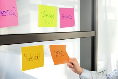 1 Lot de 4 Notes repositonnables Super sticky 20x14,9 cm - assortis