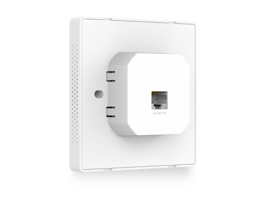 TP-LINK 300Mbps Wireless N Wall-Plate Access Point Qualcomm 300Mbps at 2.4GHz 802.11b/g/n 1 10/100Mbps LAN 802.3af PoE Supported Cen