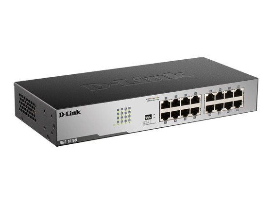 D-Link DGS 1016D - Commutateur - 16 x 10/100/1000 - de bureau