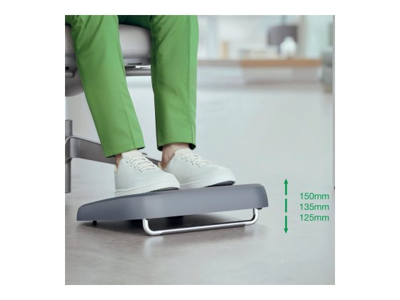 1 Repose-pieds ergonomique réglable Leitz - Gris