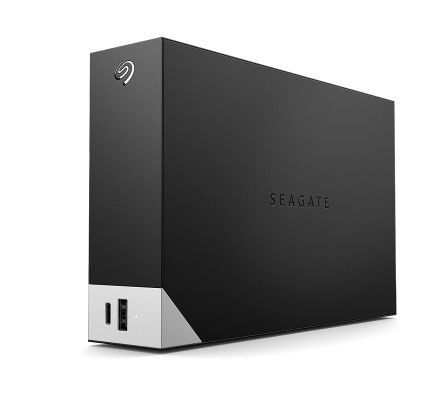 Seagate One Touch with hub STLC6000400 - Disque dur - 6 To - externe (de bureau) - USB 3.0 - noir - avec Seagate Rescue Data Recovery