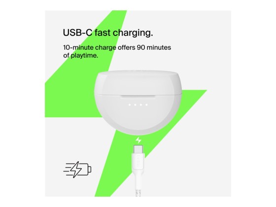 BELKIN SOUNDFORM RHYTHM True Wireless Earbuds White