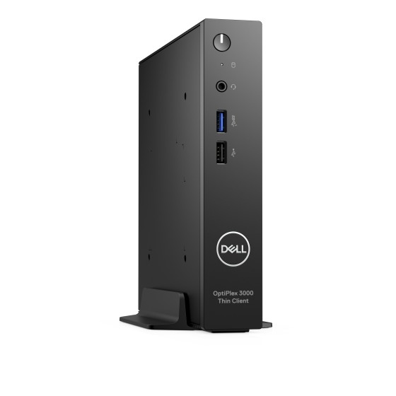 Dell OptiPlex 3000 Thin Client - Client léger - MBF 1 x Celeron N5105 / jusqu'à 2.9 GHz - RAM 8 Go - flash - eMMC 64 Go - UHD Graphics - Gigabit Ethernet - Dell ThinOS - moniteur : aucun - noir - BTS - avec 3 ans de ProSupport Service sur site le jour ouv