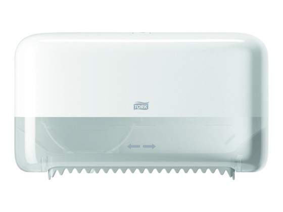 1 Distributeur double papier toilette Tork TWIN Midsize T7 blanc