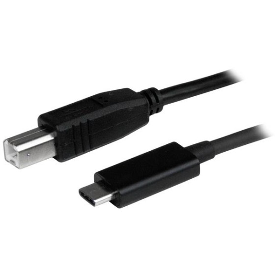 StarTech.com Câble USB 2.0 USB-C vers USB-B de 1 m - Cordon USB C vers B - Mâle / Mâle - Noir - Câble USB - 24 pin USB-C (M) pour USB type B (M) - USB 2.0 - 1 m - noir - pour P/N: HB30A3A1CFB, HB30A3A1CSFS, HB30C3A1CFB, HB30C3A1CFS
