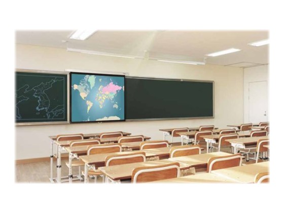 OPTOMA DS-9106MGA Ecran de Projection Manuel 16/9 132x234cm